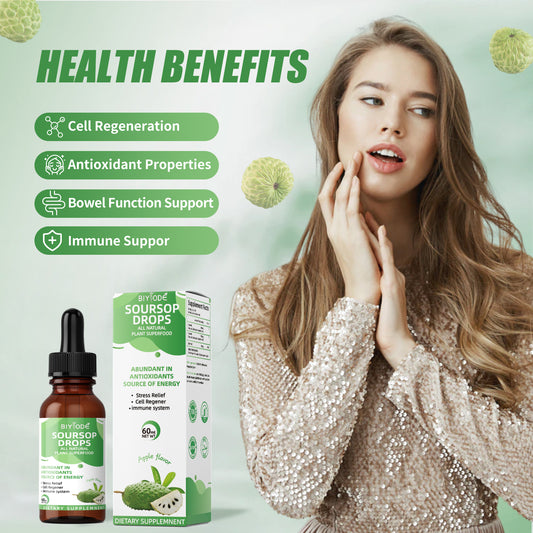 🌿 BIYODE Soursop Drops | Natural Plant Extracts to Revitalize Whole-Body Health