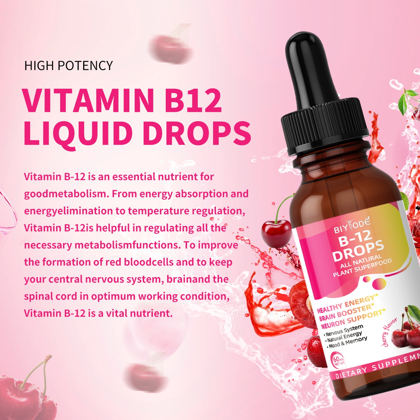 BIYODE Vitamin B12 Liquid Drops