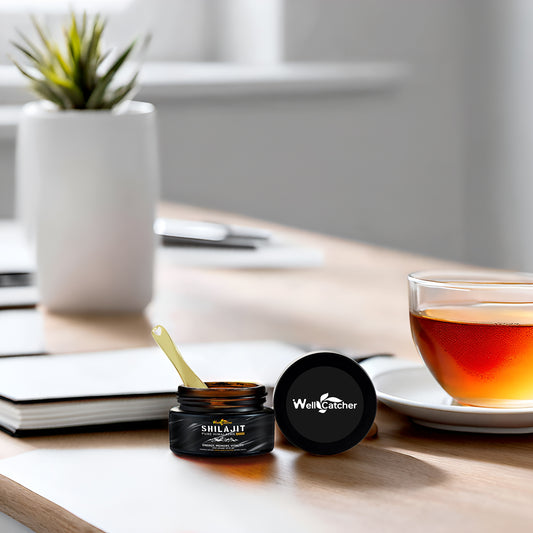 🌿 WELLCATCHER Shilajit Resin | Natural Energy from the Himalayas for Mind-Body Vitality