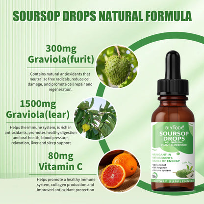 🌿 BIYODE Soursop Drops | Natural Plant Extracts to Revitalize Whole-Body Health