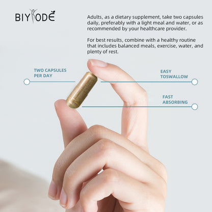 BIYODE 15-Day Cleanse Gut Support – 100% Natural Dietary Supplement | 30 Capsules