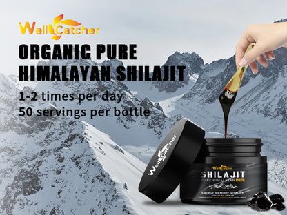 🌿 WELLCATCHER Shilajit Resin | Natural Energy from the Himalayas for Mind-Body Vitality
